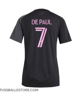 Günstige Inter Miami Rodrigo De Paul #7 Auswärtstrikot Damen 2025-26 Kurzarm